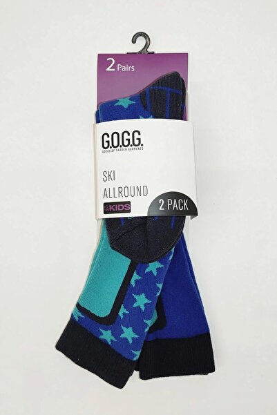 The Socks House GOGG Σετ 2 παιδικών κάλτσες σκι με σχέδιο αστεριών κάτω από τ...