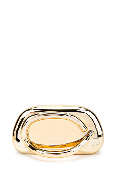 minebag Γυναικεία βραδινή τσάντα φορέματος με χρυσό δαχτυλίδι Sidney Gold