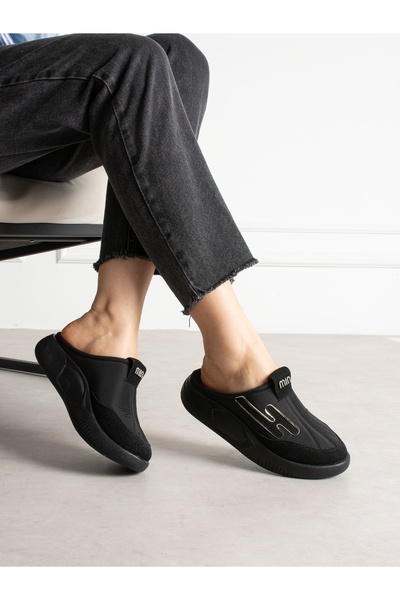 ALEMDAR AYAKKABI LEGİNO Μαύρες Γυναικείες Παντόφλες