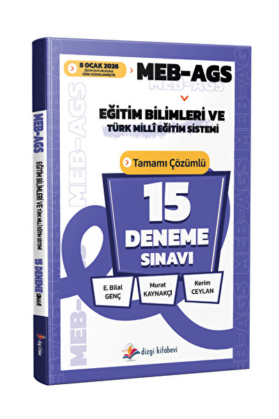 Dizgi Kitap 2026 MEB AGS Eğitim Bilimleri ve Türk Milli Eğitim Sistemi Tamamı...