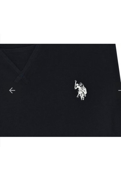 U.S. Polo Assn. Bluza damă – Hanorac negru cu logo brodat