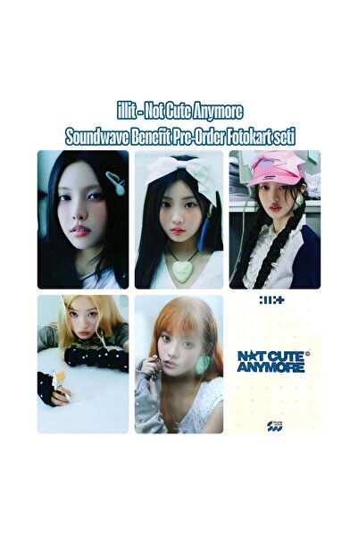 Sntay illit - Not Cute Anymore Soundwave Benefit Pre-Order Fotokart seti