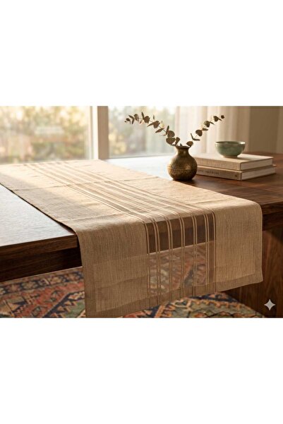 Üçbey Τραπεζομάντηλο Runner Χρώμα Βιζόν American Service 120x40 Διακοσμητικό ...