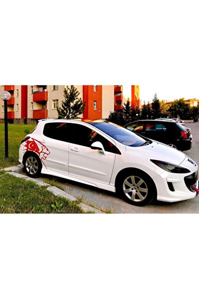 handanca peugeot 308 yan marşpiyel takımı ( makyajsız kasa ) PLASTİK