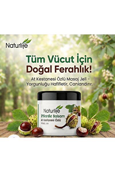 Naturlife Atkestanesi özlü masaj jeli