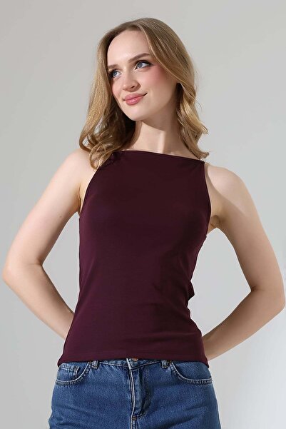 ModaPlaza Γυναικείο ριμπ ύφασμα με κοντό λουράκι Lycra Basic Athlete 22110