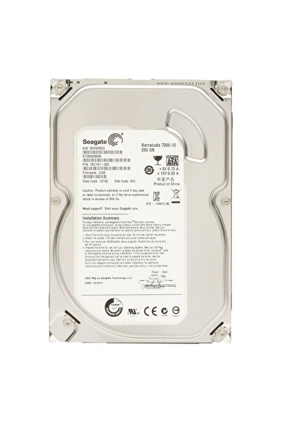 Seagate 250GB 3.5" BARRACUDA ST250DM000 7200 RPM 16MB SATA-3 PC Diski