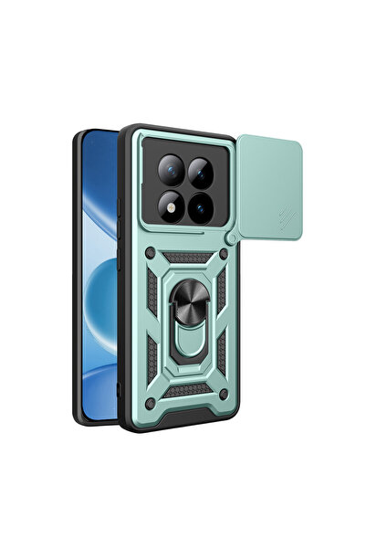 Nezih Case Redmi Note 15 Pro 4G Uyumlu Magnetik Standlı Kamera Korumalı Sürgü...