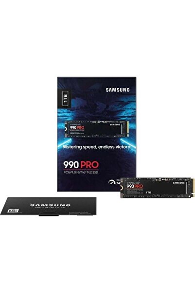 Samsung قرص صلب SSD 990 PRO NVMe GEN4 بسعة 1 تيرابايت وسرعة 7450/6900 ميجاباي...