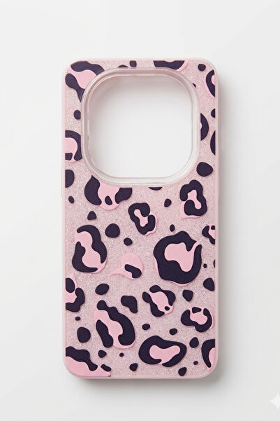 Redmi Note 15 5G Leopard Pattern Glitter Phone Case Transparent Shock Absorbing Stylish Protection