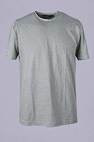 trender Мъжка зелена тениска без джобове 4030