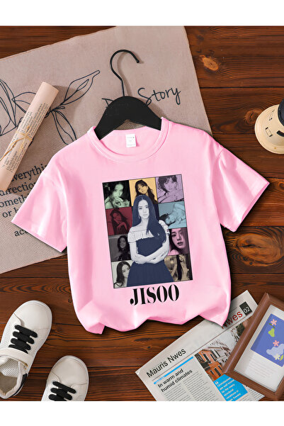 MAGORS Jisoo from Blackpink Printed 100% Cotton Regular Fit Children's and Yo...