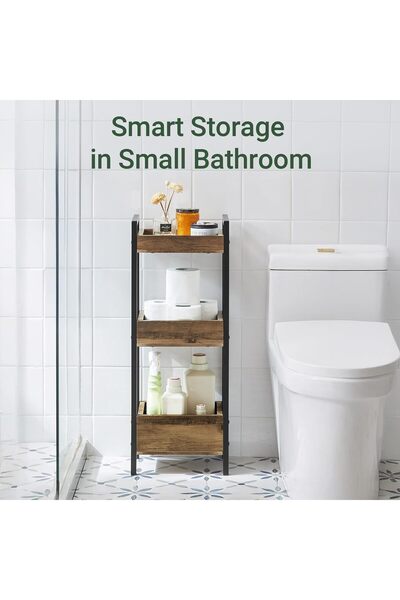 sobuy Bathroom Organizer Bathroom Shelf Shower Storage 3 Tiers Display Shelves
