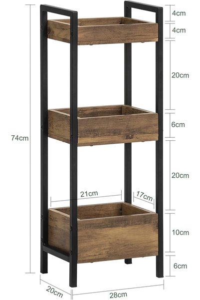 sobuy Bathroom Organizer Bathroom Shelf Shower Storage 3 Tiers Display Shelves
