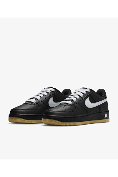 Nike Air Force 1 Lv8 3 Gs Unisex Δερμάτινα Μαύρα Αθλητικά Παπούτσια |   HQ191...
