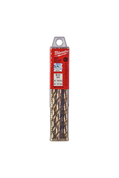 Milwaukee 9. 0x175 mm HSS Uzun Seri Metal Matkap Ucu 10'lu