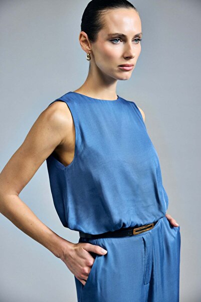 Sateen Κόλιν Μπλούζ - Ιντίγκο