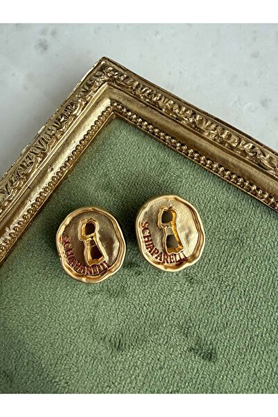 My Joyas Design Mat Marka Düğme Broş (Çift)