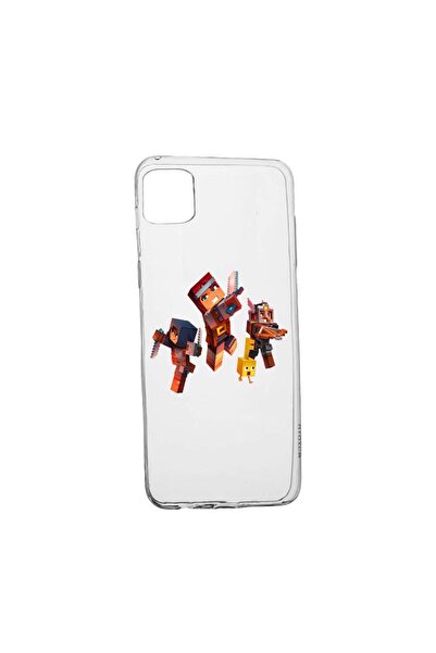 bestcase Θήκη σιλικόνης Minecraft, Συμβατή με Samsung Galaxy M32, ανθεκτική σ...