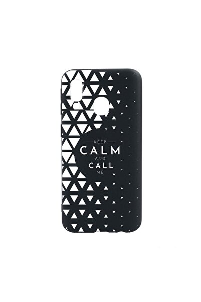 bestcase Θήκη σιλικόνης συμβατή με Samsung Galaxy A40, Keep Calm, ανθεκτική σ...