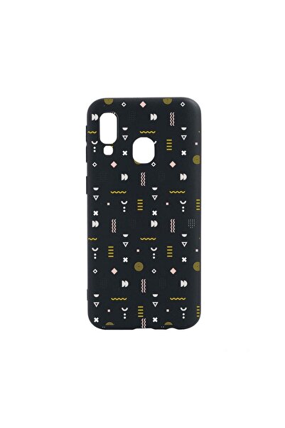 bestcase Husa Silicon Compatibila Cu Samsung Galaxy A40, Symbols, rezistenta ...