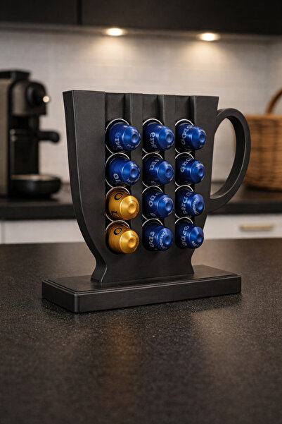 PLUS LIGHT Kahve Fincanı Kapsül Standı – Şık Kapsül Düzenleyici