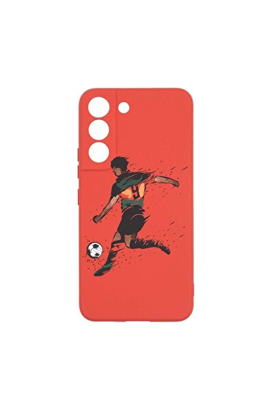 bestcase Θήκη σιλικόνης, Συμβατή με Samsung Galaxy S22 Plus, Ποδόσφαιρο, ανθε...