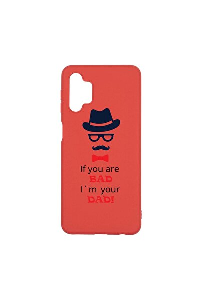 bestcase Θήκη σιλικόνης, Συμβατή με Samsung Galaxy A32 5G, Bad Dad, ανθεκτική...