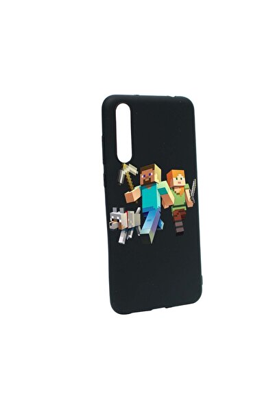 bestcase Θήκη σιλικόνης συμβατή με Samsung Galaxy A13, Minecraft, ανθεκτική σ...