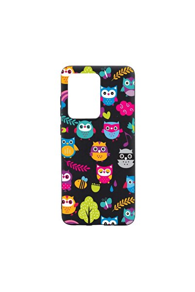 bestcase Θήκη σιλικόνης συμβατή με Samsung Galaxy S21 Ultra, OWL, ανθεκτική σ...