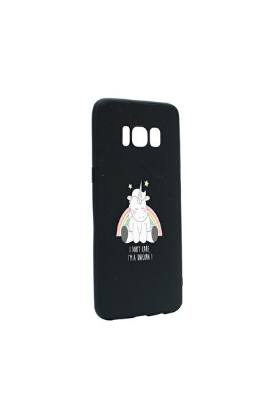 bestcase Θήκη σιλικόνης συμβατή με Samsung Galaxy S8, Μονόκερος - Δεν με νοιά...