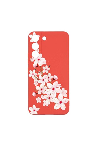 bestcase Θήκη σιλικόνης, Συμβατή με Samsung Galaxy S22 Plus, Ανοιξιάτικο Λουλ...