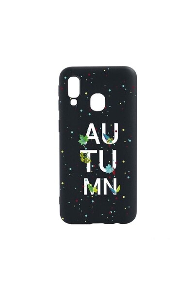 bestcase Θήκη σιλικόνης συμβατή με Samsung Galaxy A40, Φθινοπωρινή, ανθεκτική...