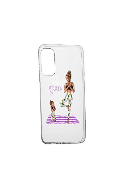 bestcase Θήκη Σιλικόνης Κοριτσίστικου Σχεδίου - Μαμά, Συμβατή με Samsung Gala...