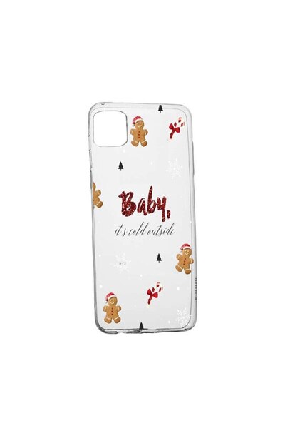 bestcase Θήκη Σιλικόνης Χριστουγεννιάτικη, Συμβατή με Samsung Galaxy A12, ανθ...