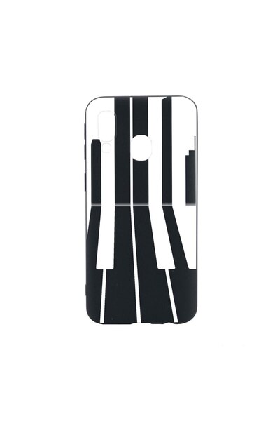 bestcase Θήκη σιλικόνης συμβατή με Samsung Galaxy A40, Πιάνο, ανθεκτική στη φ...