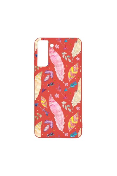 bestcase Θήκη σιλικόνης, Συμβατή με Samsung Galaxy S21 Plus, Χαρούμενα Φτερά,...