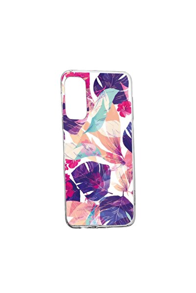 bestcase Θήκη σιλικόνης, Συμβατή με Samsung Galaxy A13 4G, Τροπικά λουλούδια,...