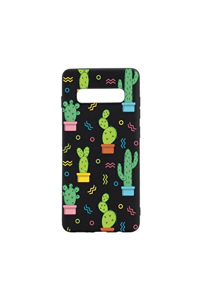 bestcase Θήκη σιλικόνης συμβατή με Samsung Galaxy S10, Κάκτος, ανθεκτική στη ...