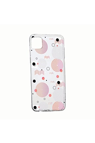 bestcase Θήκη σιλικόνης συμβατή με Samsung Galaxy A22 4G, με σχέδιο κύκλων, α...