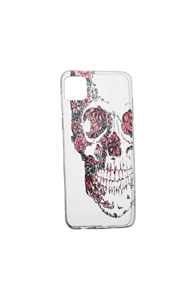 bestcase Θήκη σιλικόνης, Συμβατή με Samsung Galaxy M22, Σχέδιο κρανίο, Ανθεκτ...