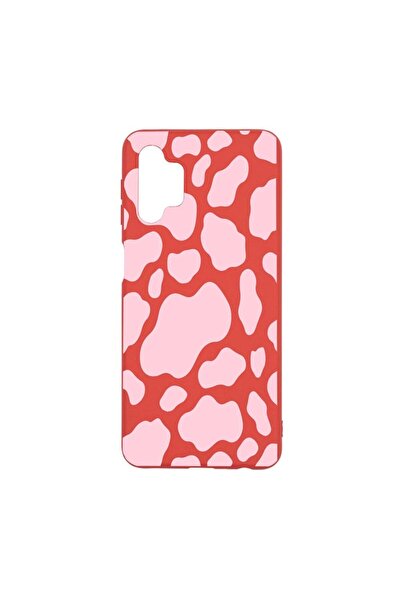 bestcase Силиконов калъф, съвместим със Samsung Galaxy A32 5G, Розова крава, ...