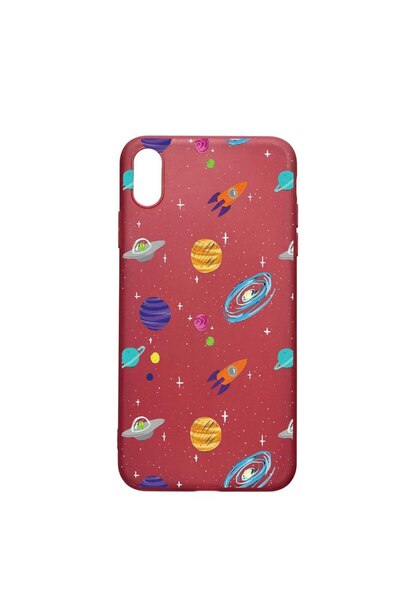bestcase Θήκη σιλικόνης, Συμβατή με Apple iPhone XR, Σχέδιο Σύμπαν, Πλανήτες,...