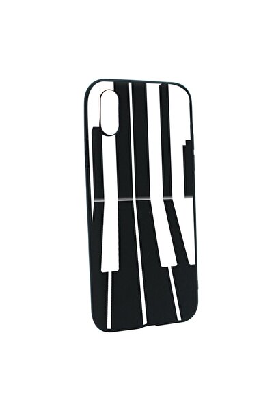 bestcase Θήκη σιλικόνης συμβατή με Apple iPhone XS Max, Πιάνο, ανθεκτική στη ...