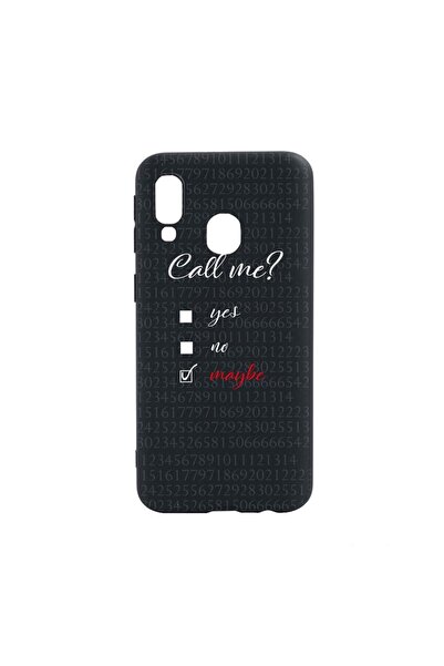 bestcase Husa Silicon Compatibila Cu Samsung Galaxy A40, Call Me?, rezistenta...