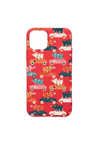 bestcase Θήκη σιλικόνης συμβατή με Apple iPhone 12 Mini, Χριστουγεννιάτικη, α...