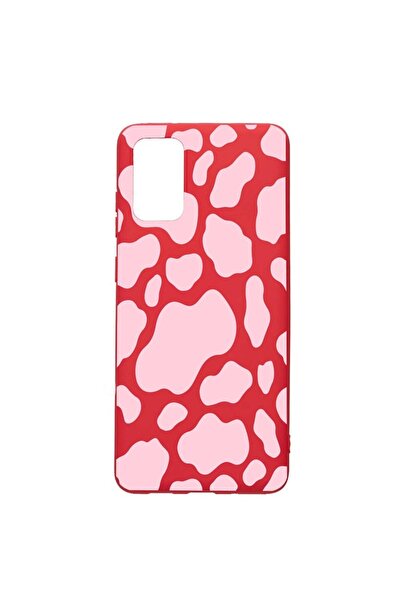 bestcase Θήκη σιλικόνης συμβατή με Samsung Galaxy S20 Plus, Ροζ Αγελάδα, ανθε...