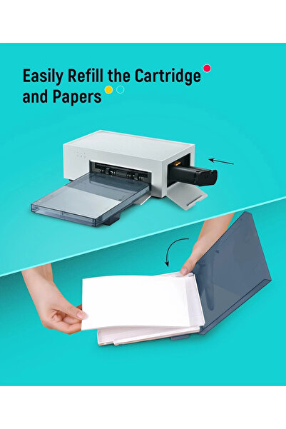 Liene Φωτογραφικό χαρτί & σετ φυσιγγίων μελάνης 40 φύλλα 10x15 εκ. + 1 φυσίγγ...