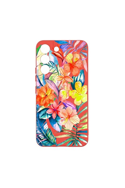 bestcase Θήκη σιλικόνης, Συμβατή με Samsung Galaxy S22 Plus, Τροπικά λουλούδι...