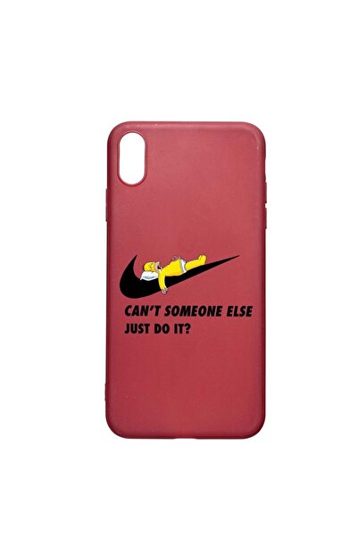 bestcase Θήκη σιλικόνης, Συμβατή με Apple iPhone XR, Simpson Just Do It, ανθε...